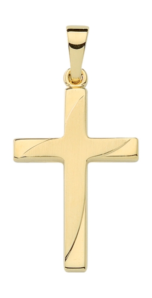 Anhänger Kreuz 14x21mm 8Kt 333 GOLD