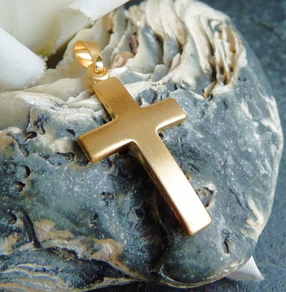 Anhänger Kreuz 14x21mm 14Kt 585 GOLD