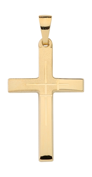 Anhänger Kreuz 16x25mm 8Kt 333 GOLD