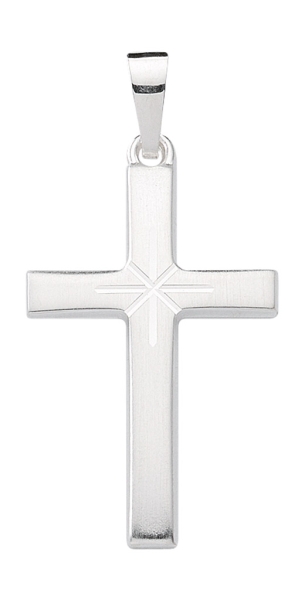 Anhänger Kreuz 15x22mm Silber 925