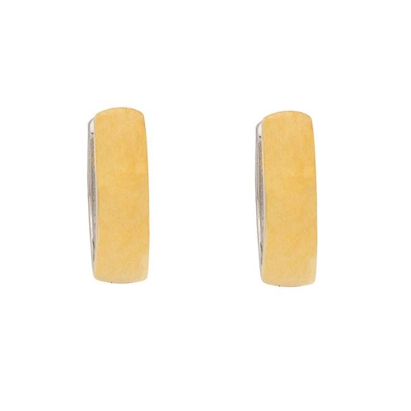 Creole Klappscharnier bicolor Ø13.8mm 8Kt 333 GOLD - WEISSGOLD