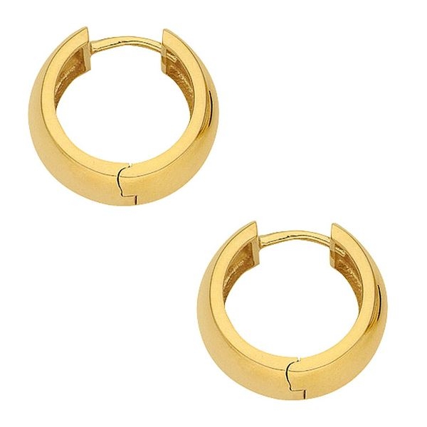 Creole Klappscharnier gewölbt Ø15,6mm 8Kt 333 GOLD