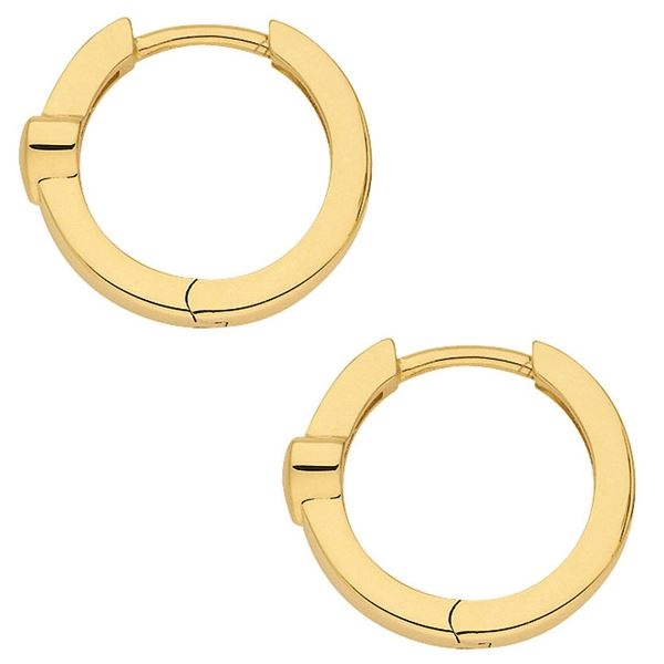 Creole Klappscharnier Herz Ø14mm 8Kt 333 GOLD