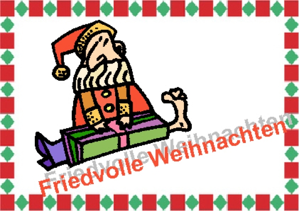 Grußkarte Weihnachten II