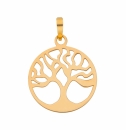 Anhänger 20,2mm Baum des Lebens 8Kt GOLD