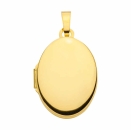 Medaillon oval 14x18mm 8Kt GOLD