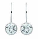 Brisur Boutons 7mm Zirkonia 925 Silber